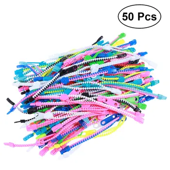 

50Pcs Creative Zip Bracelets Girls Bangles Jewelry Gift DIY Charm Rainbow Zip Friendship Handmade Bracelet Girls Gift