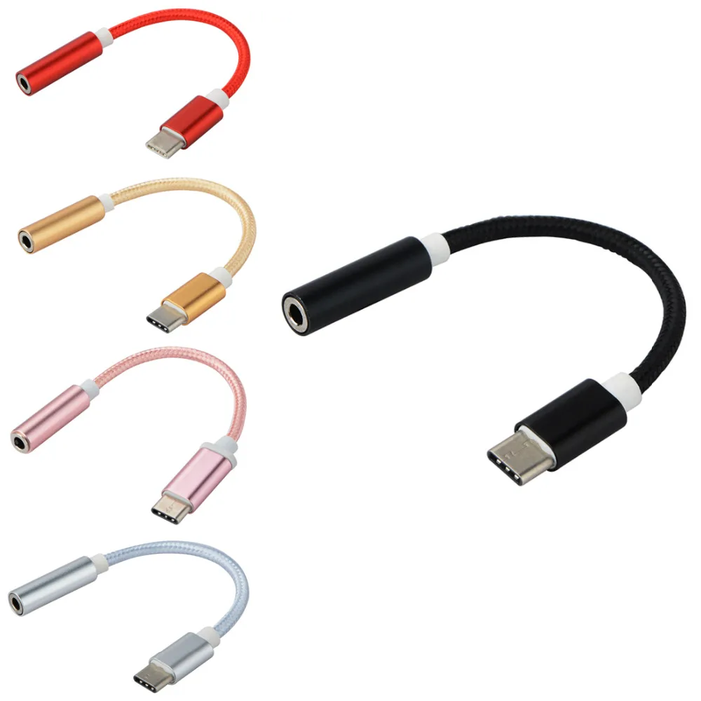 

Type C USB To 3.5mm DAC Audio Jack Headphone Adapter For Letv LeEco Le Max 2 Pro