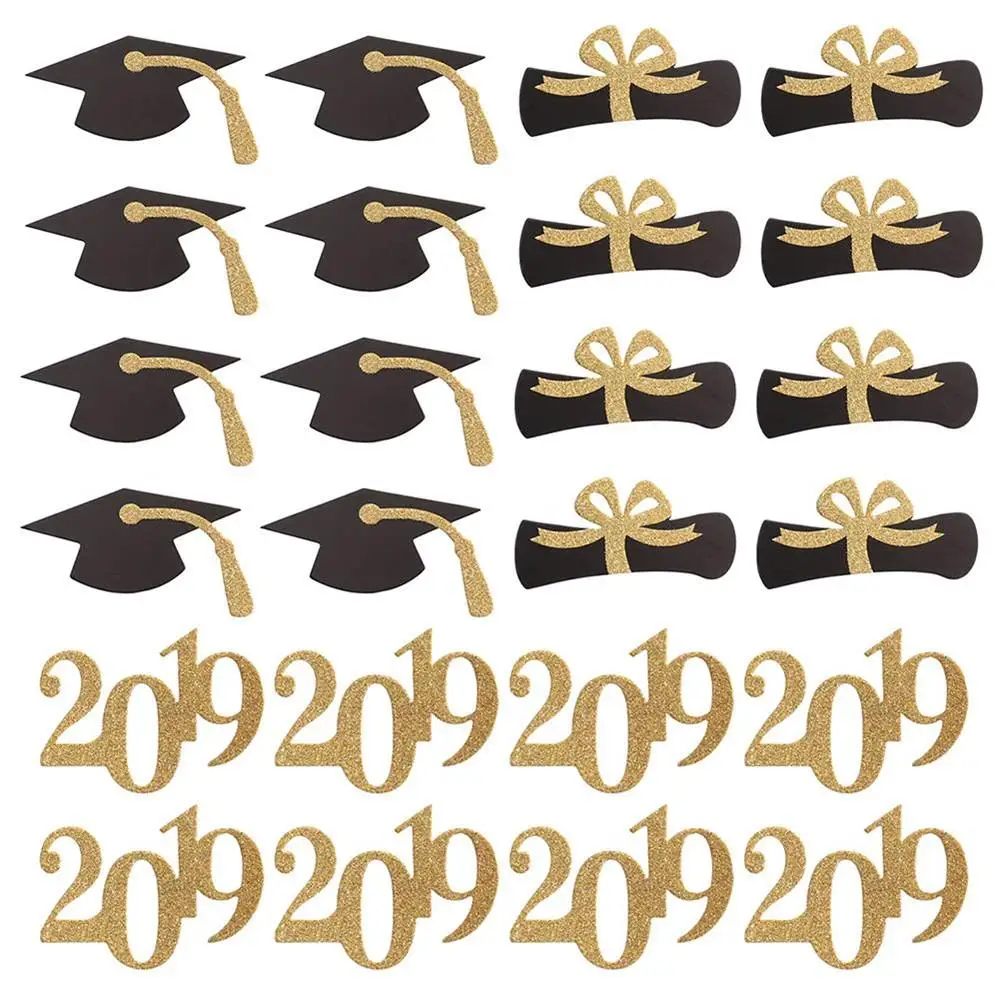 

Bachelor Hat Cap Cupcake Toppers 2019 Graduation Party Cake Topper Graduate Party Cake Decoration Cake Flag Graduated Supplies