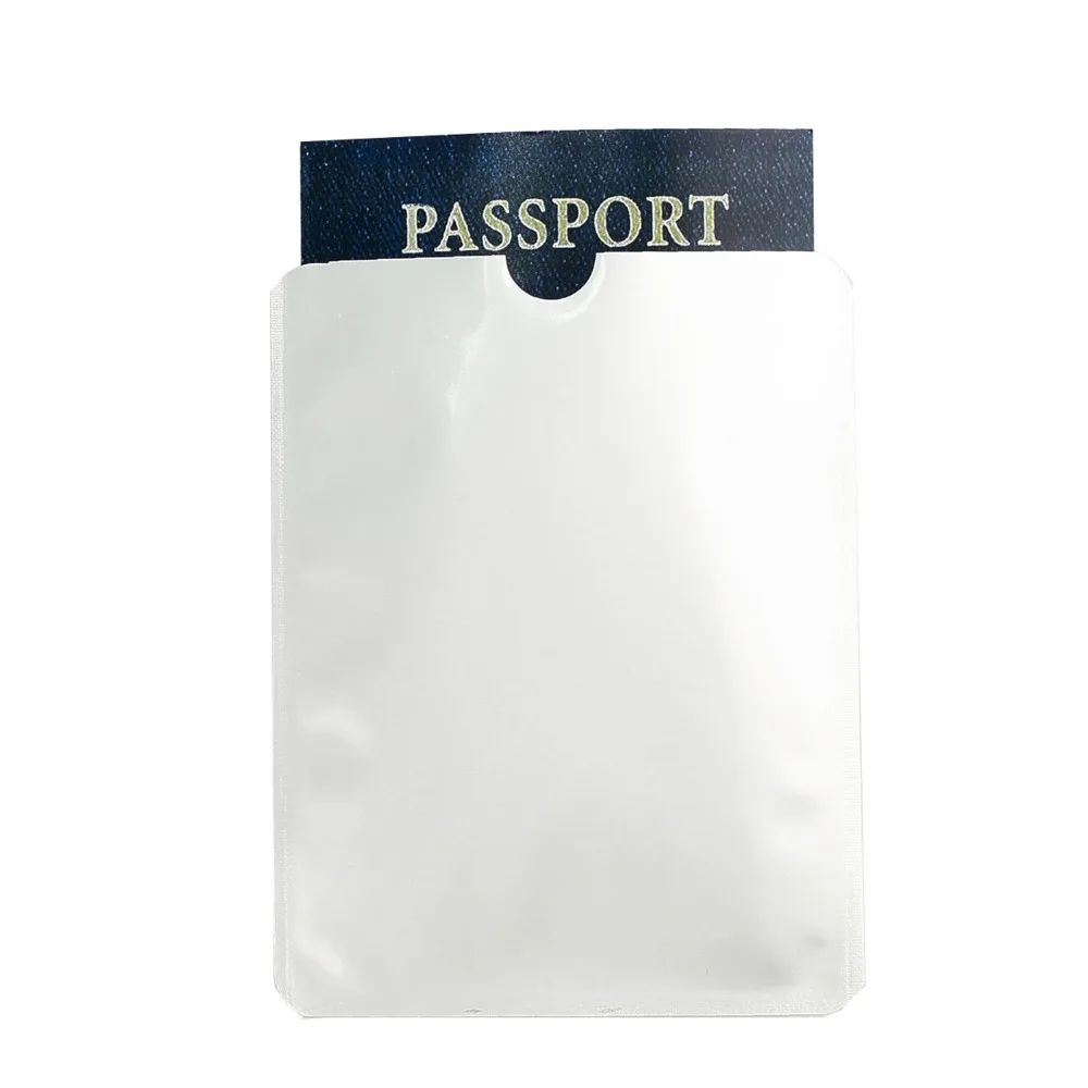 10 шт./лот) Анти сканирования RFID Блокировка паспорт рукав карты защитный чехол для карт блокатор