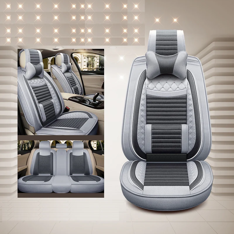 

Luxury special flax ( front & back) car seat covers For HONDA Insight/Accord/Fit/City/Clarity/Crosstour/Vezel/HR-V/Urban