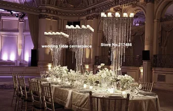 

free shipping (but africa 530 usd will be add ),Square crystal Acrylicwedding cake stand decoration centerpieces for table top