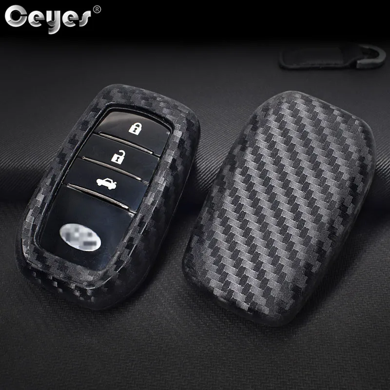 Carbon fiber key cover for TOYOTA (1)
