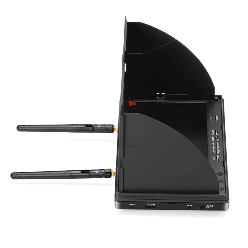 Eachine LCD5802D 5802 5,8G 40CH 7 дюймов FPV монитор с DVR встроенный аккумулятор для радиоуправляемого дрона FPV квадрокоптера ToyReal-time Flying DIY