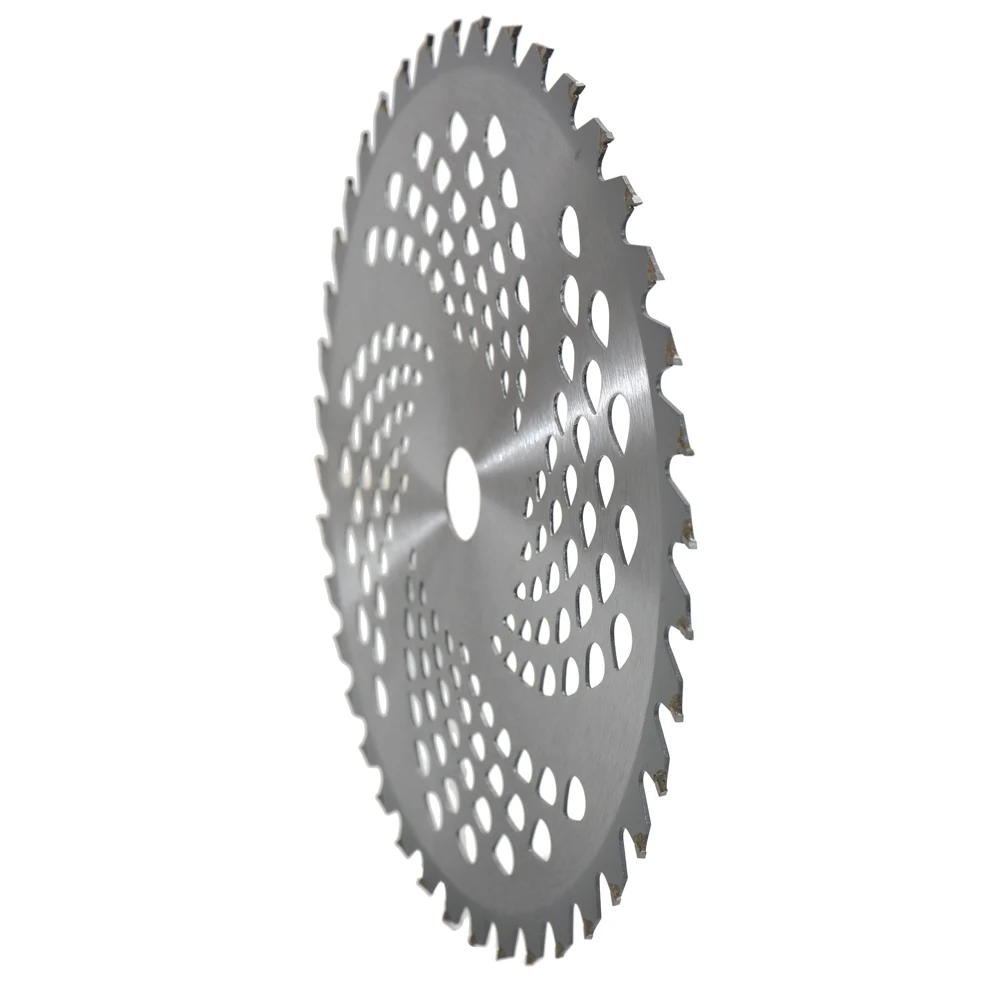 1pc Grass Trimmer Mower Brush Cutter Lawn Mower Accessories Alloy 40T Blade 255mm Diameter Garden Power Tools