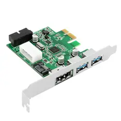 Внешний 2 Порты USB 3.0 + 1 Порты и разъёмы Мощность над ESATA 3.0 + 19pin USB заголовок pci-e PCI Express комбо карты