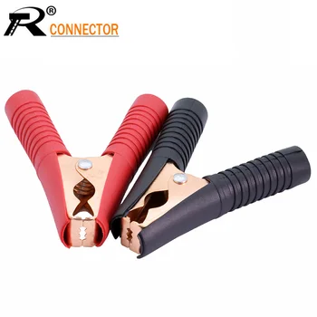 

10pcs/lot 30A 72MM 75MM Alligator Clip Electrical Test Probe Battery Test Lead Crocodile Clips 5Pairs Red+Black
