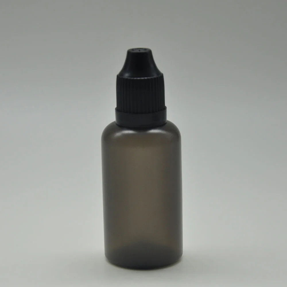 

30ml black pastic dropper e liquid eliquid 30 ml bottle with childproof lid wholesale
