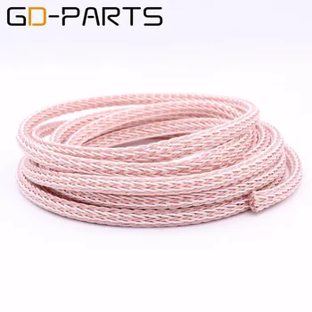 

3.28ft/1meter 12TC High Purity PTFE OCC Wire Speaker Cable Power Cord For Speaker Amplifier CD DVD Player Turntable 24 cores