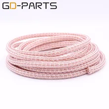 3.28ft/1meter 12TC High Purity Teflon OCC Wire Speaker cable Power Cord FoR Speaker Amplifier CD DVD Player Turntable 24 cores 3.28ft/1meter 12TC High Purity Teflon OCC Wire Speaker cable Power Cord FoR Speaker Amplifier CD DVD Player Turntable 24 cores