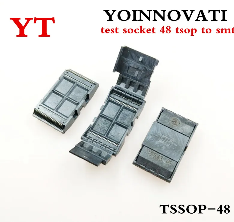 

2pcs SMT TSOP48 TSOP 48 Socket for Testing Prototype 0.5mm Best Quality