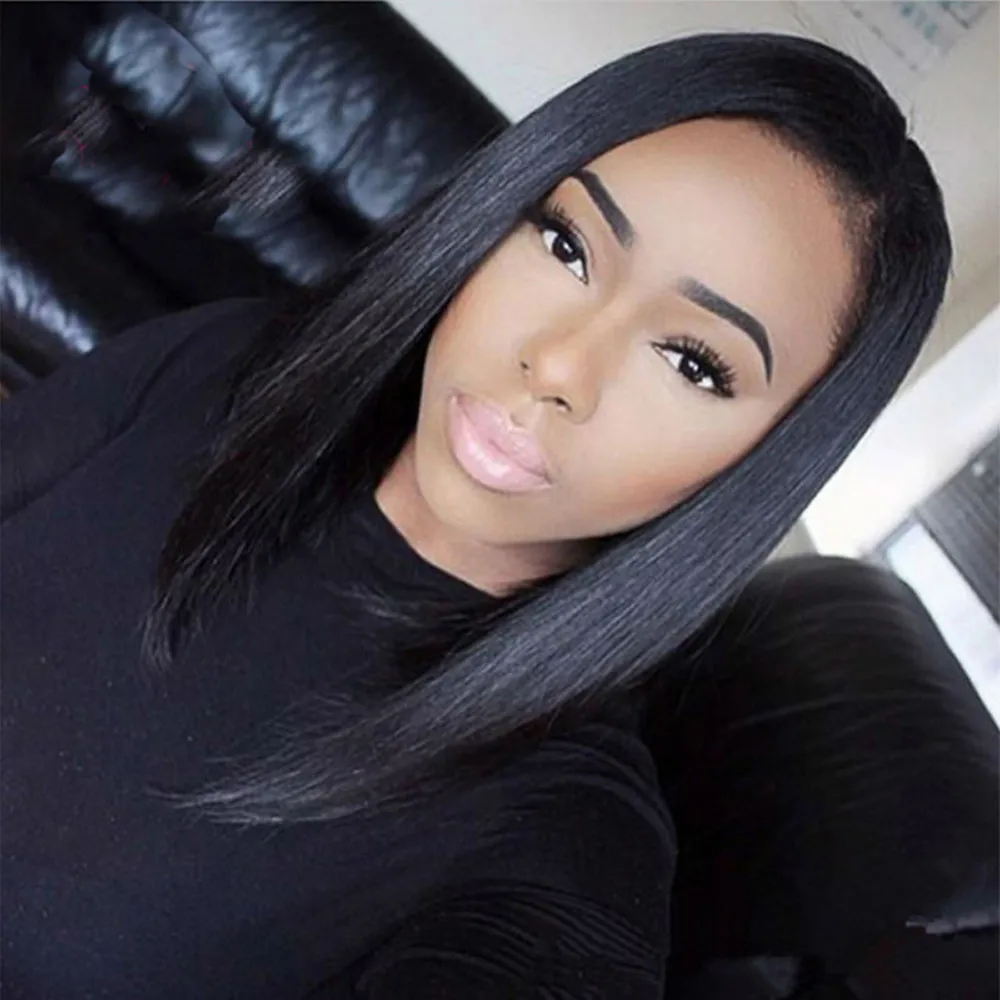 Bob Style Silky Natural Hand Tied Human Fiber Hair Wig Brazilian Virgin Wigs Short Hair Fluffy Head Cover Gift Dropshipping Bob Style Silky Natural Hand Tied Human Fiber Hair Wig Brazilian Virgin Wigs Short Hair Fluffy Head Cover Gift Dropshipping