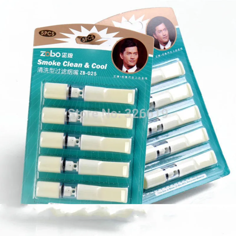 Free shipping cigarette holder loop filter cigarette holder ivory white