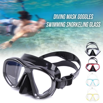 

Anti-fog Snorkeling Mask Diving Mask Goggles Swimming Diving Snorkeling Glass Equipment Toughened Tempered Glass Dive Equipment