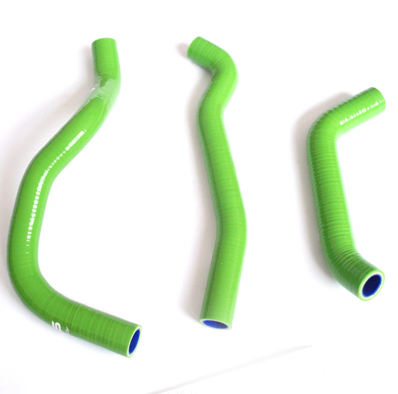 

Fit 1987-2007 Kawasaki KLR650 KLR 650 Green Silicone Radiator Cooling Hose Kit