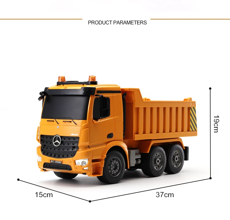 1:16 самосвал с ДУ 2,4 г 4WD RC грузовик опрокидывания самосвал Mercedes Engineering дистанционное управление модель автомобиля игрушечные лошадки для детей