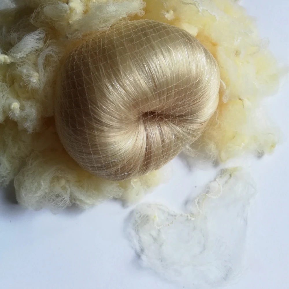 Elastic edge bun cover hair nets for dancer sample soft invisible fine mesh color nylon dance 5
