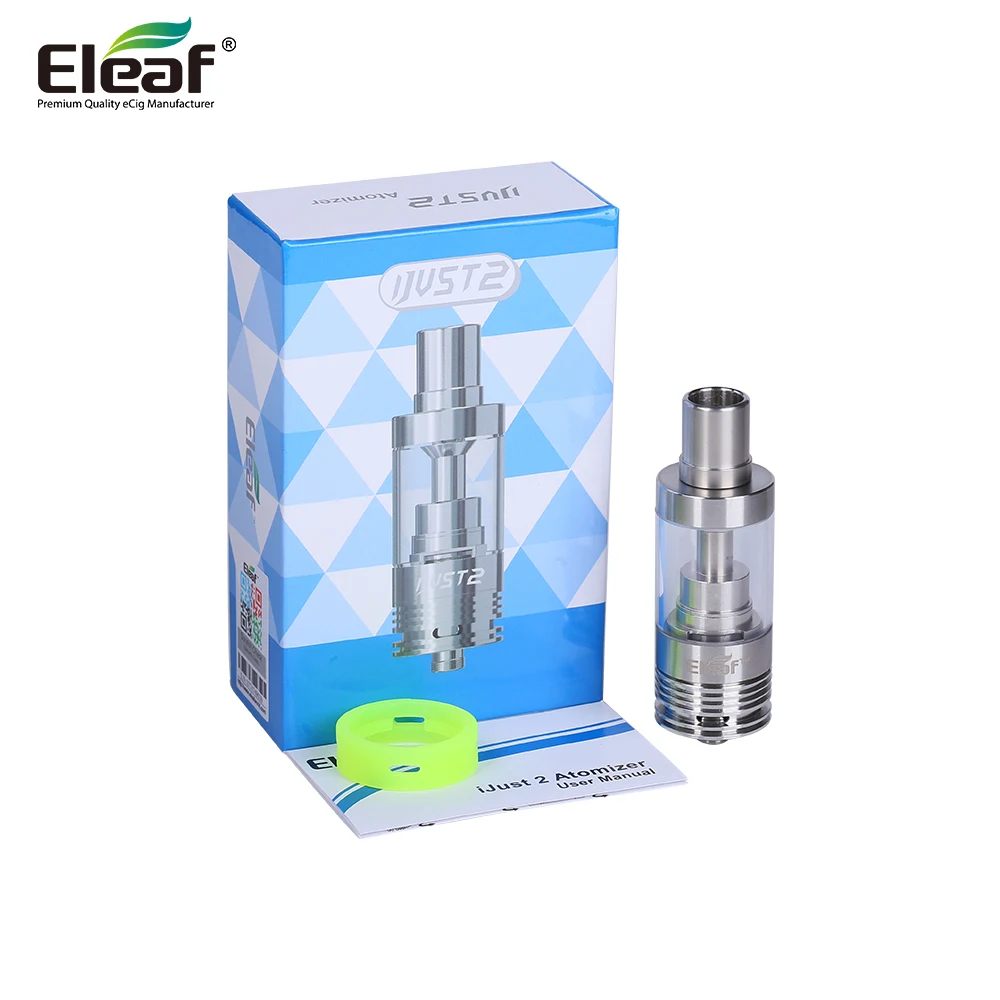 

Original Eleaf iJust 2 Atomizer fit iJust 2 electronic cigarette with Capacity 5.5ml Tank Atomizer with EC 0.3ohm coil Head vape