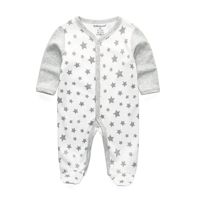 Baby Boys Clothes sets Long Sleeve Animal Baby Rompers girls baby Sleepsuits 0-12 Months baby Costumes - Цвет: 1104