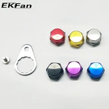EKFan левая рука правая рукоятка гайка винт с пластиной для рыболовной катушки винт крышка для Daiwa ABU катушка
