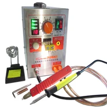 709A новое обновление) 1.5KW 709AD высокомощный аккумулятор цифровой дисплей Мобильный паяльник точечный сварщик с сварочной ручкой 220 В