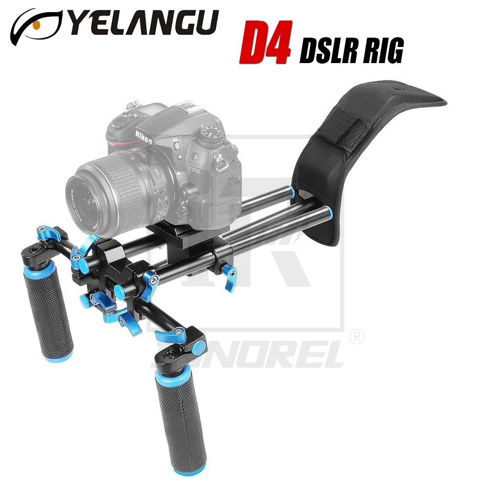 

DSLR Rig Movie Kit Shoulder Mount Holder Easy For Shooting DV 5d mark ii 6d d800 d610 Camera stabilizer steadicam filmmaking