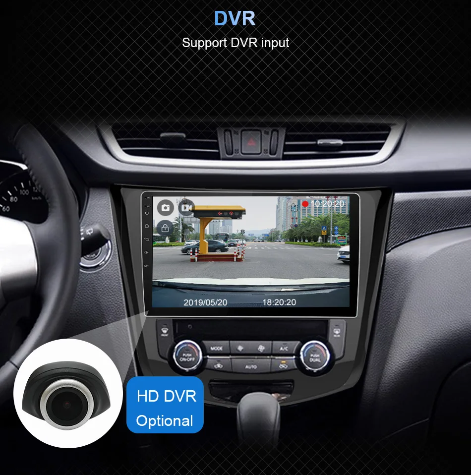 Excellent Eunavi Car GPS Radio Player Android 9.0 For Nissan X-Trail Qashqail 2014 -2017 With Octa Core 4GB+32GB Stereo Multimedia 24