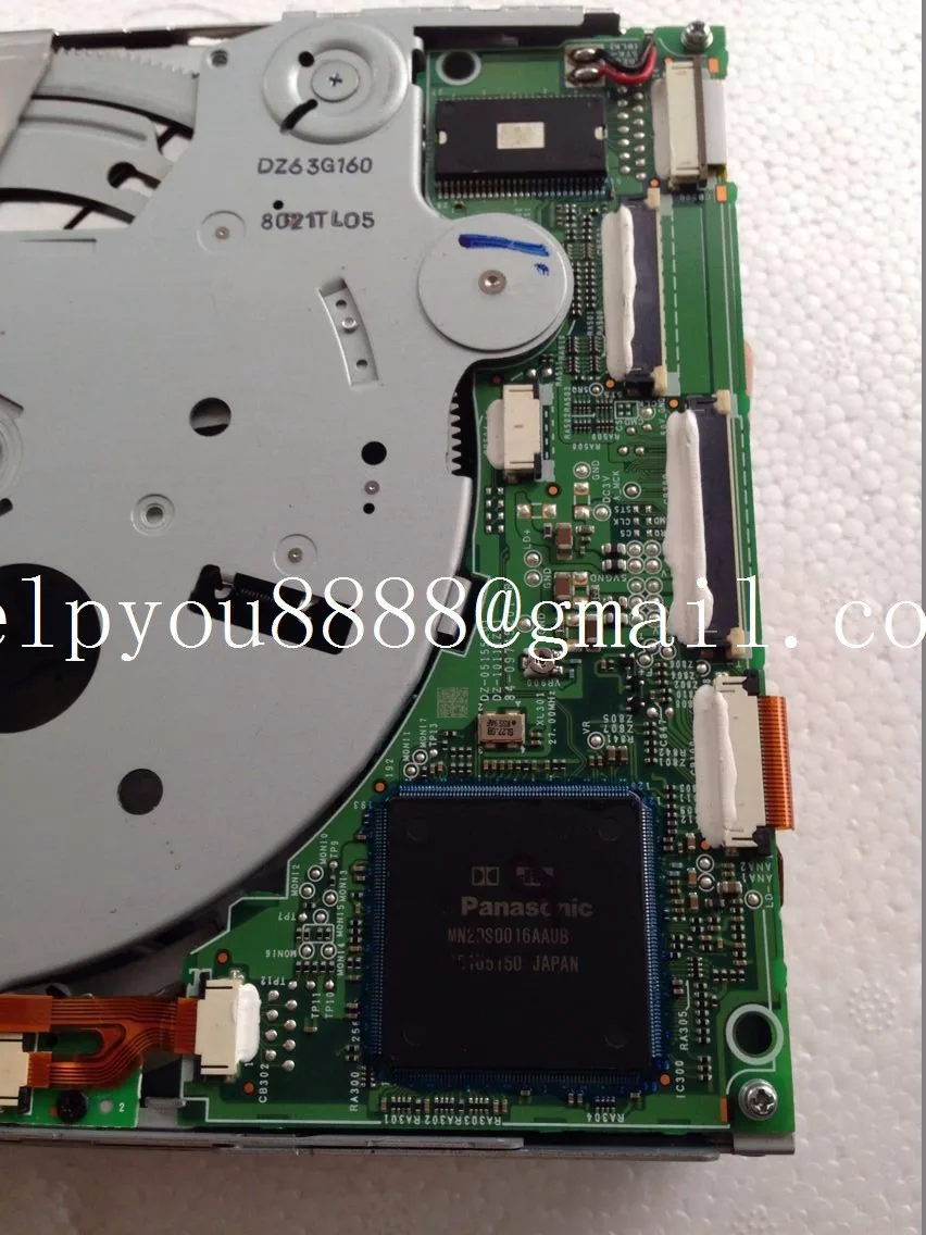 Clearance 100% new Alpine 6CD/DVD changer mechanism DZ63G160 correct PCB for Mercedes COMAND NTG4 HDD Navigation W204 C class 1
