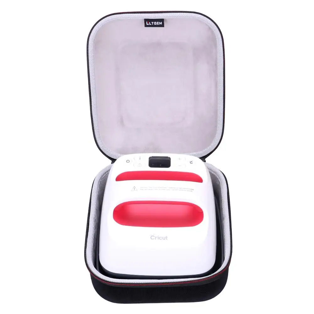 LTGEM EVA Shockproof Carrying Hard Case for Cricut EasyPress 2, 6x7 Inches