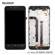 LCD Display For Asus ZenFone Go ZC500TG Z00VD Touch Screen Digitizer Sensor Glass Panel Monitor Assembly with Frame LCD Display For Asus ZenFone Go ZC500TG Z00VD Touch Screen Digitizer Sensor Glass Panel Monitor Assembly with Frame