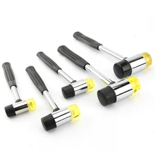 Doppel Gesicht Tippen Gummi Hammer 25mm 30mm 35mm 40mm 45mm Multifunktionale Verglasung Fenster Perlen Hämmer nylon Kopf Gummi Mallet