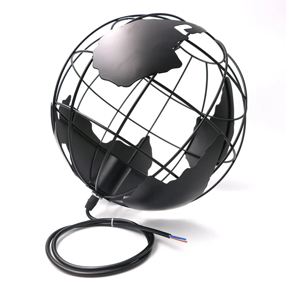 

Modern led Pendant Light Global Earth world shape Iron Pendant Lamp for Coffee House Bedroom Suspension Hanging Ceiling Lamp