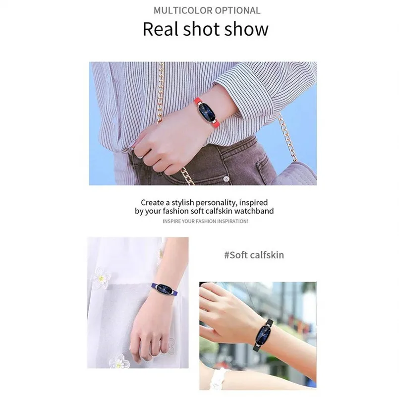 B79 Female Smart Bracelet Fitness Tracker PPG ECG Sleep Monitoring Call Reminder Color Screen Sports Health Waterproof 50JUN1926