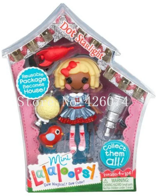 Модные Мини Lalaloopsy фигурки Куклы для девочек детские игрушки украшения детские рождественские подарки