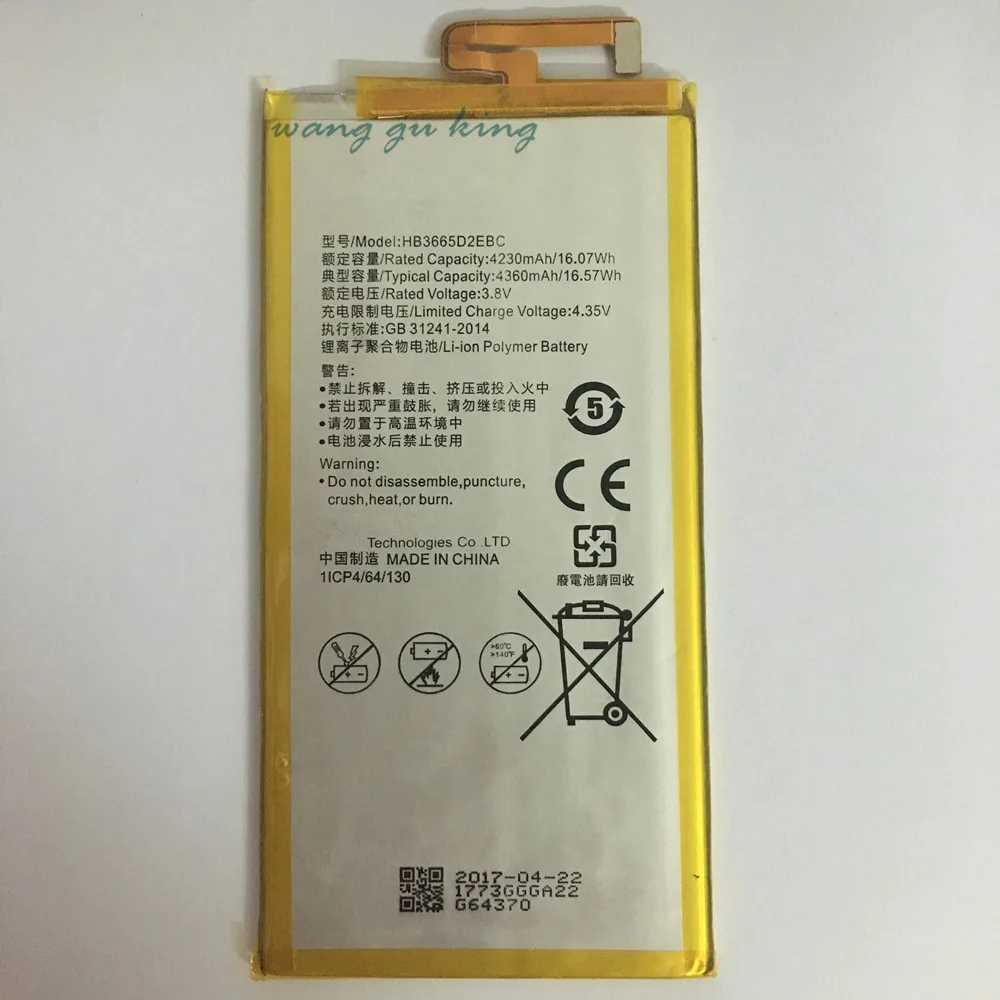 High Quality HB3665D2EBC 4230mAh Mobile Phone Battery For