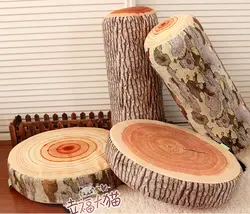 Очень милая 1 шт. забавные Мейденхейр дерево buttonwood пень плюшевые подушки кресла мягкая игрушка романтический подарок на день Святого