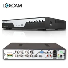 LOXCAM CCTV DVR 8 каналов HDMI 1080P DVR NVR рекордер 8CH 2MP 6 в 1 AHD TVI CVI DVR NVR P2P Onvif видеонаблюдение сигнализация DVR