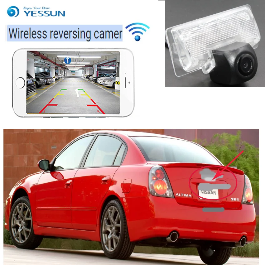 wireless RearView Camera For Nissan Altima L31 mk3 2002~2006 Vision backup camera Reverse Camera License Plate camera