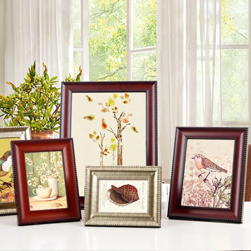

Traditional style Resin Retro picture frame simple DIY wall photo frame frames Home decoration Children's baby frame PF0009