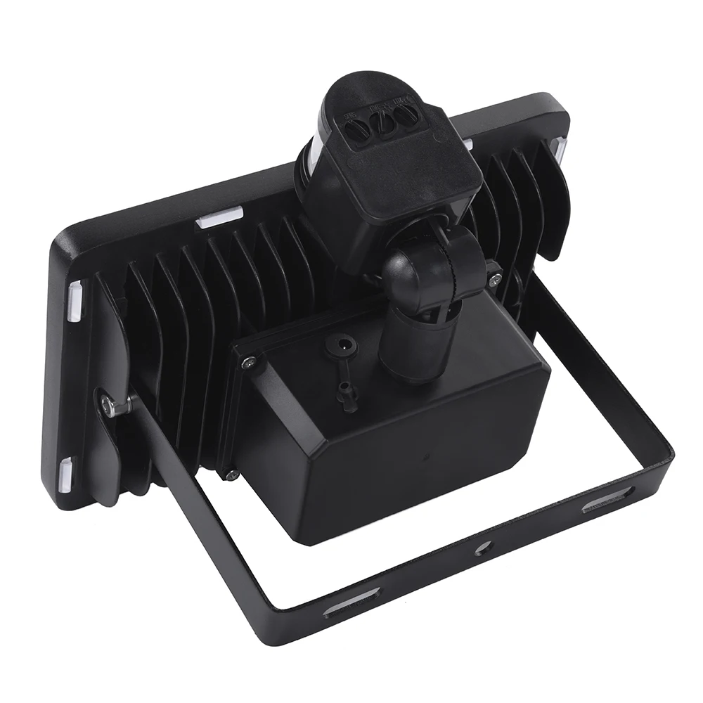 Conduziu a Luz de Inundação Sensor de Movimento Parede do Jardim ao ar Holofote à Prova Lâmpada Solar 50w 12v Pir Sentido Holofotes Ip65 Livre d' Água 10w 20w 30w 19 CONDUZIU a Luz de Inundação PIR Sensor