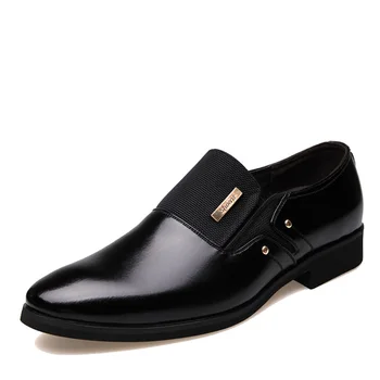 

2016 Men Shoes Formal Quality genuine Leather Casual Dress Shoes Men Luxury Oxford Shoes For Men Flats Sapato Masculino