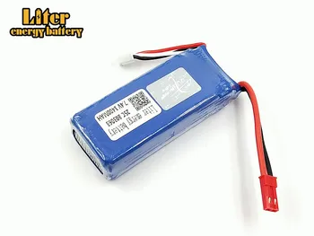 

Tarantula X6 Lipo Battery 7.4 v 1400mAh 803063 2S 25C JST For WLtoys Quadcopter Drone V666 V262 V323 Helicopter