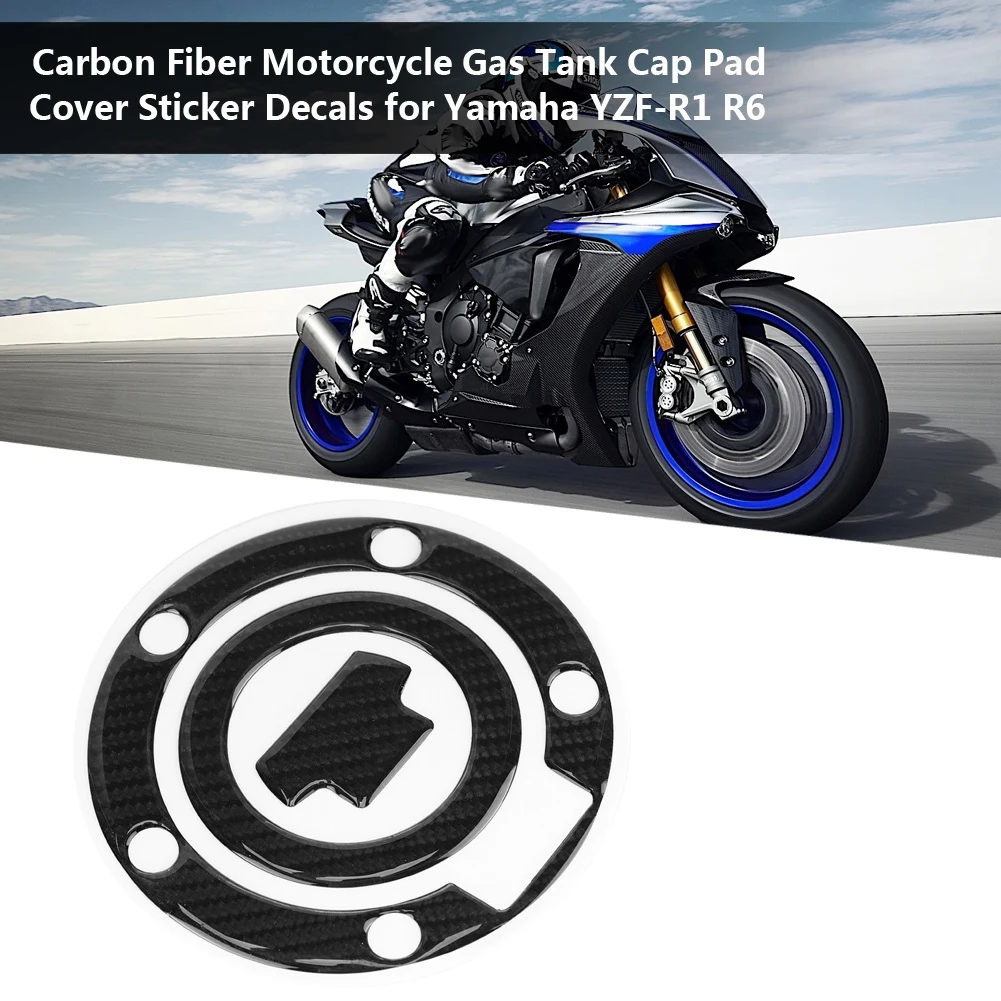Углеродное волокно мотоцикла Бензобак кепки Pad Обложка стикеры наклейки для Yamaha YZF-R1 R6 FZ1 FZ6 FZ1000 FJR1300