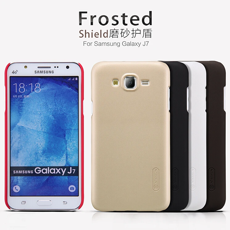 

For Samsung Galaxy J7 phone cases for Frosted Shield Nillkin case for Samsung J7 protective cover +