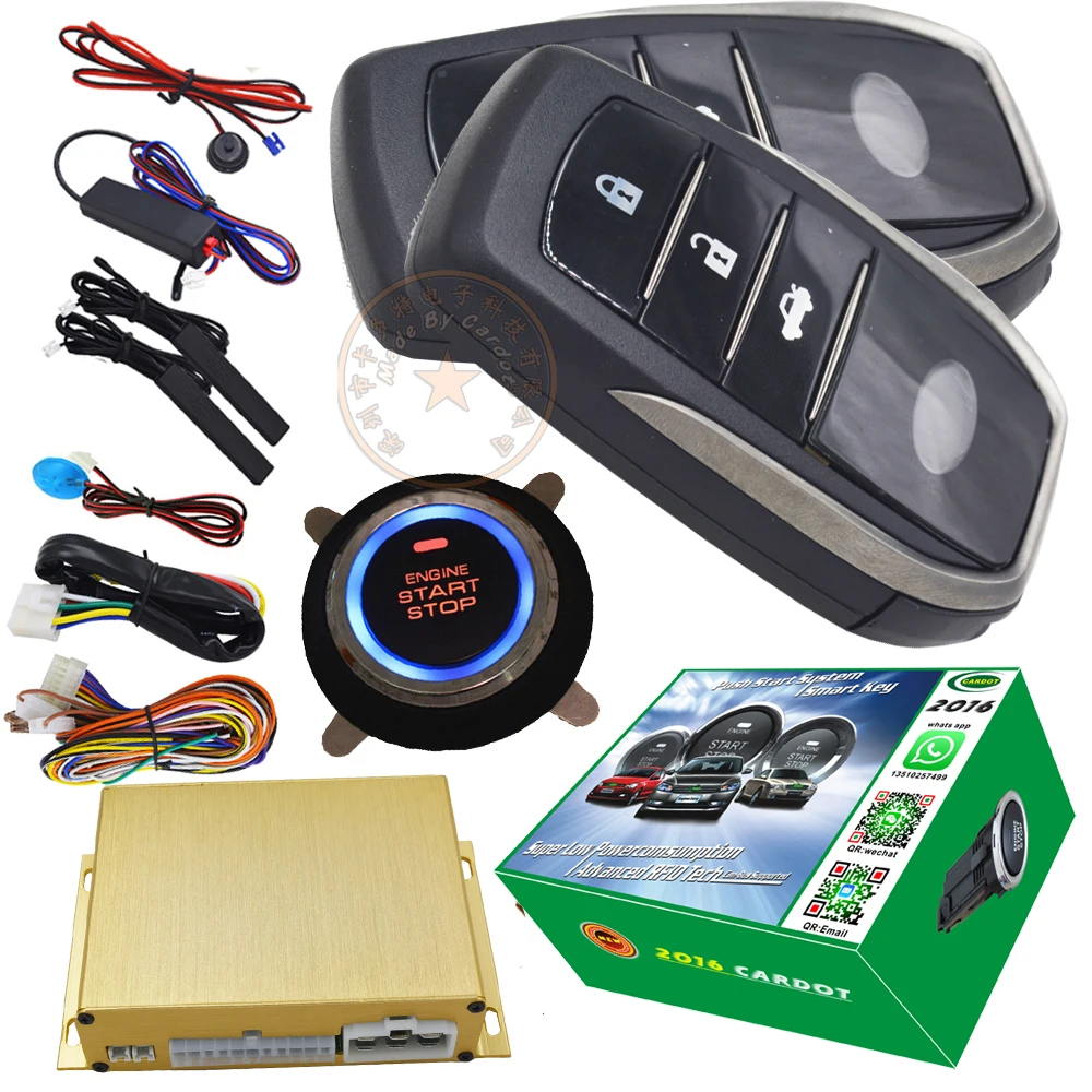 cardot passive keyless entry&push button start stop system smart car