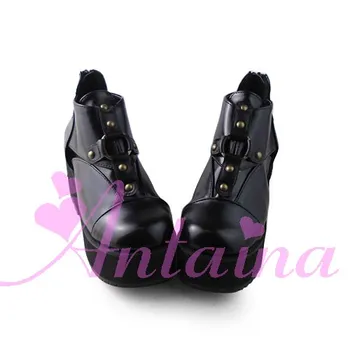 

Princess sweet lolita shose Lolilloliyoyo antaina shoes custom lolita cos punk platform zipper an1395 High Platform shoes
