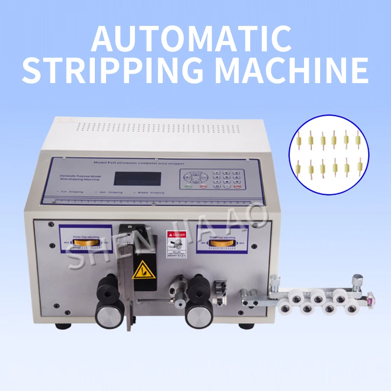  Automatic Computer Wire Stripping Machine Sheath Mute Pneumatic Cable Small Square Double Cutting L