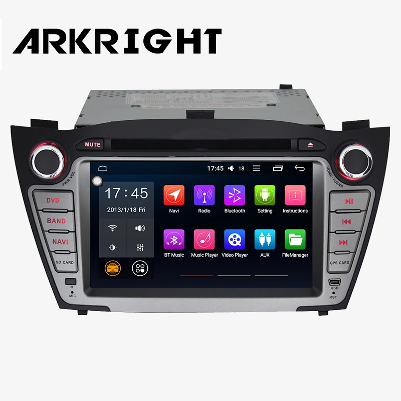 

7'' Android 8.0 2 Din Audio Stereo For Hyundai Tucso Head unit GPS Navigation Bluetooth DVD Radio Automotive Multimedia Player