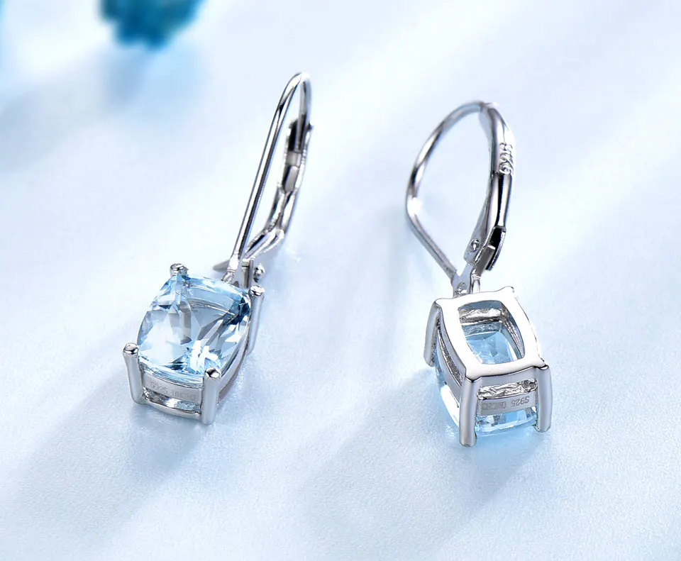 UMCHO-Sky-blue-topaz-silver-sterling-earrings-for-women S012B-1-PC  (6)