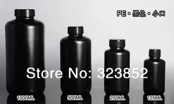 

Amber Plastic Bottle Reagent Bottle PE Storage Narrow Mouth Bottle UV Light Proof Bottle RoHs REACH Approved 250ml Pack 4
